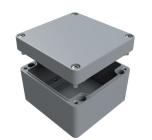 MBA 121280 Alu-Gehäuse 122x120x80mm 
