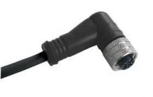 Zástrčka M12, 4PIN, zásuvka, PUR 5m, IP67 