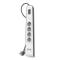 Belkin přepěťová ochrana BSV401 - 4-zásuvka, 2xUSB / 2.4A, 2m 