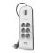 Belkin přepěťová ochrana BSV604 - 6-zásuvka, 2xUSB/2.4A, 2m 